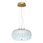 7720/24L PIKO LED SN 028 Светильник металл/стекло/прозрачный/золотой LED 24Вт 3000-6500K D300 IP20 пульт ДУ ANGELO