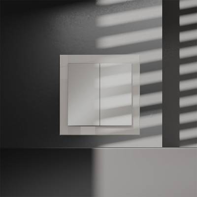 VLS020503 Перекрестный переключатель встраиваемый VOLTUM S70 двухклавишный 10А, (кашемир). (ТМ Maytoni)