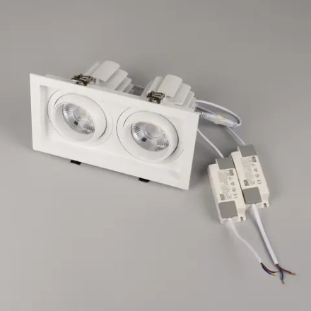 Светильник MS-VORTEX-BUILT-S250x140-2x30W Day4000 (WH-WH, 17 deg, 230V) (Arlight, IP20 Металл, 5 лет)
