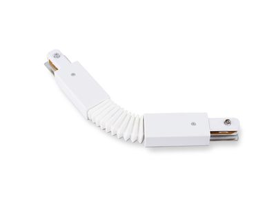 Коннектор гибкий для однофазного шинопровода Standard 220V GL7175 WH белый 285*35*20