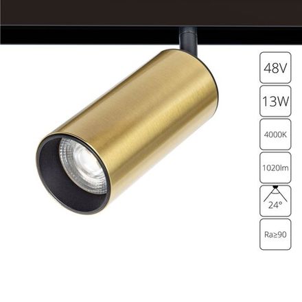 Магнитный трековый светильник Arte Lamp LINEA A4661PL-1AB, 1хLED