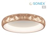 7771/56L AVRA LED SN 023 Светильник металл/белый/золотой LED 56Вт 3000-6000K D500 IP43 ССТ LACUNA