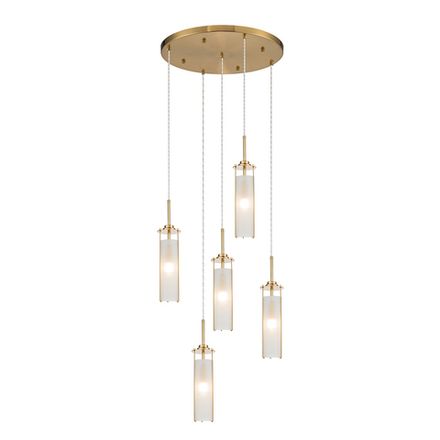 Подвесной светильник Indigo 11038/5PL Brass, 5хE14