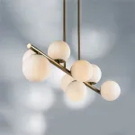 815083 Люстра CROCO 8х40W E14 ЛАТУНЬ Lightstar