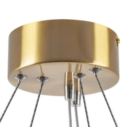 748113 Люстра SATURNO LED 60W 4400LM 70G ЗОЛОТО 3000-6000K