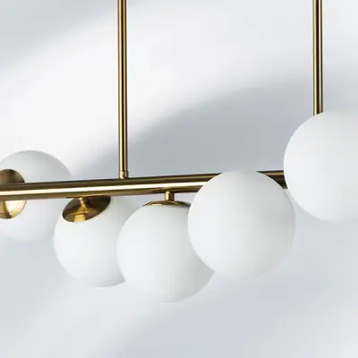 815183 Люстра CROCO 8х40W E14 ЛАТУНЬ Lightstar