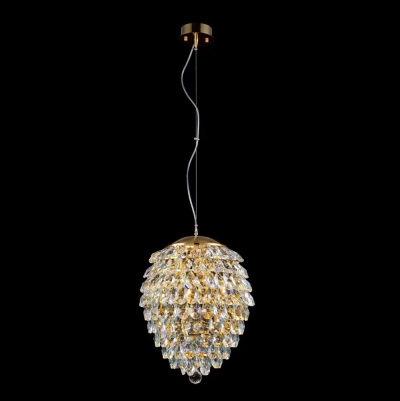 Светильник подвесной Crystal Lux CHARME SP6 GOLD/TRANSPARENT 1374/206