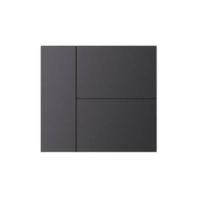 INTELLIGENT ARLIGHT Накладка панели KNX-23-3G-SUF Dark Grey (Backlightless) (IARL, IP20 Металл, 2 года)