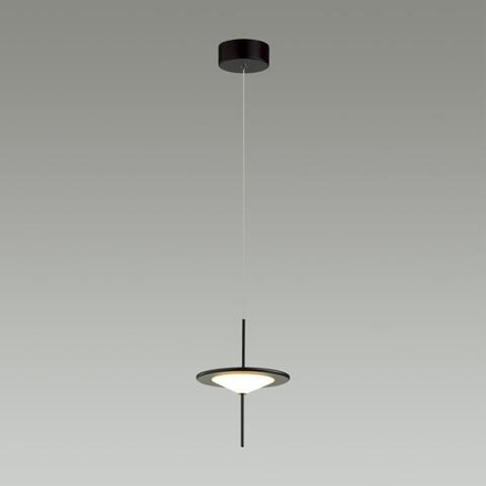 5012/10L L-VISION ODL23 389 черный/белый матовый металл/акрил Подвес LED 10W 3000K STEKA