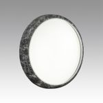 7639/DL COLOR SN 84 Светильник пластик/черн. мрамор LED 48Вт 4000K D410 IP43 MRAMO BLACK