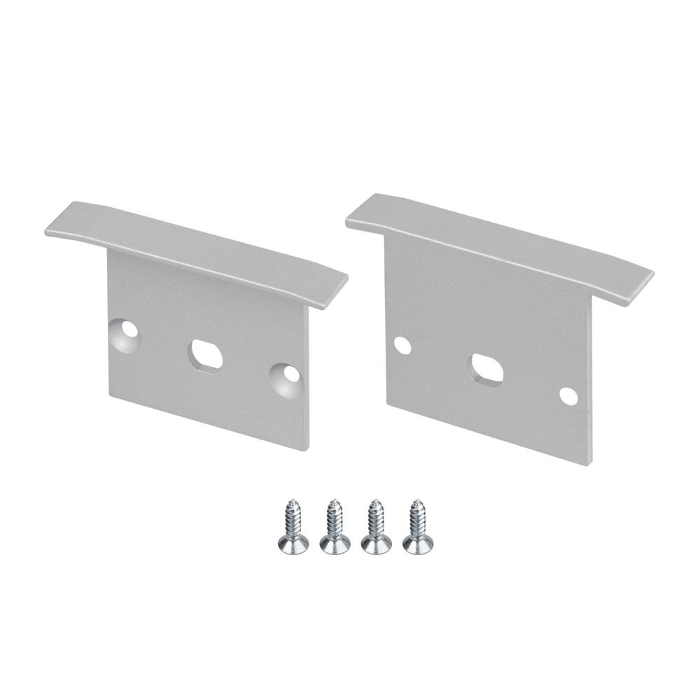 Заглушка LINIA25-F с отверстием (Arlight, Алюминий)