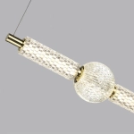 5008/28L L-VISION ODL24 571 золотой/металл/акрил Подвес LED 28W 4000K 2340лм CRYSTAL