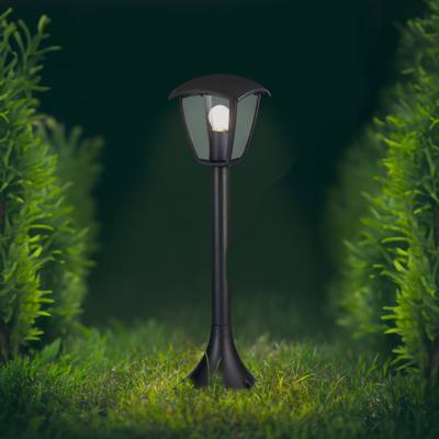 SL081.405.01 Светильник уличный наземный ST-Luce Черный/Черный, Прозрачный E27 1*40W