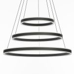 Citilux Дуэт CL719681 LED Люстра подвесная с пультом Чёрная