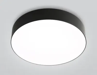 Светильник светодиодный потолочный с пультом FZ1360 BK черный IP20 40W 3000-6500K 390*80 (ПДУ ИК)