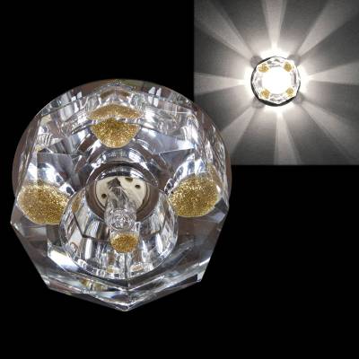 7091/H G9 CR+YL светильник точ.