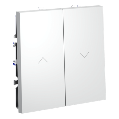 VLS020702 Выключатель встраиваемый VOLTUM S70 для жалюзи 10А, (белый матовый). (ТМ Maytoni)