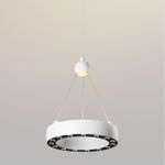 359395 OVER NT24 000 белый Светильник подвесной светодиодный, длина провода 2м IP20 LED 12W вниз/5W вверх 220V 1360Лм 3000K TURN