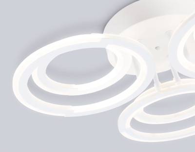 Светильник светодиодный потолочный FA8943/3+3 WH белый 79W 3000-6000K D580*120 (ПДУ ИК)