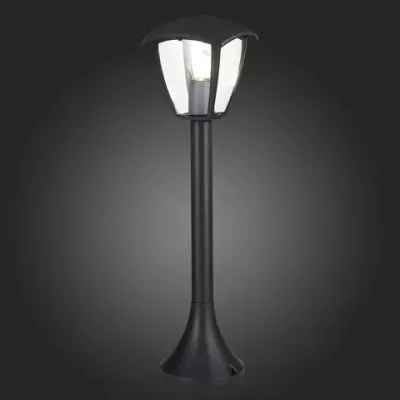 SL081.405.01 Светильник уличный наземный ST-Luce Черный/Черный, Прозрачный E27 1*40W