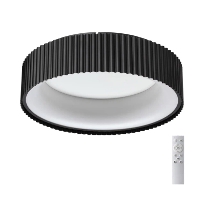 7712/56L AVRA LED SN 574 Светильник металл/акрил/белый/черный LED 56Вт 3000-6500К D460 IP20 пульт ДУ SHARMEL