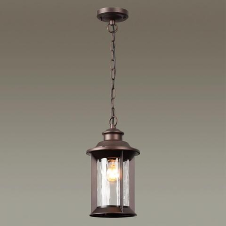 4961/1 NATURE ODL22 703 темно-коричневый/стекло Ландшафтный подвес E27 1*60W IP44 MAVRET
