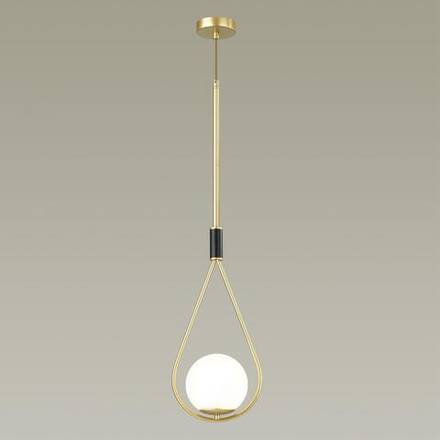 4810/1 PENDANT ODL21 493 золтой/черный/белый Подвес E14 1*40W FLARI