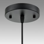 8057/1A SUSPENTIONI LN25 311 черный/смоки металл/стекло Подвесной светильник E27 1*60W 220V ELENIKA