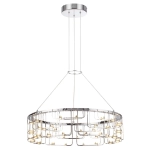 7059/44L HIGHTECH ODL26 287 светильник нерж/сталь хром IP20 LED 44W 3960Лм 3000K 220V ZAHA