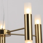 IL0314-10P-79 BRASS светильник потолочный ILLUMICO, E14х10