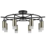 LR7183181 Люстра RULLO 8х50W GU10 ЧЕРНЫЙ/БРОНЗА (571718+214431-8+202431-8)