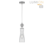 8269/1A NEOCLASSI LN26 160 хром/серый/прозрачный, металл/керамика/стекло Подвес Е14 1*40W 220V EMILY
