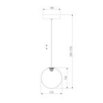 Подвесной светильник 50232/1 LED дымчатый, LED