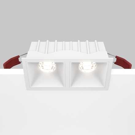 Встраиваемый светильник Alfa LED 4000K 2x10Вт 36°, DL043-02-10W4K-SQ-W. TM Maytoni