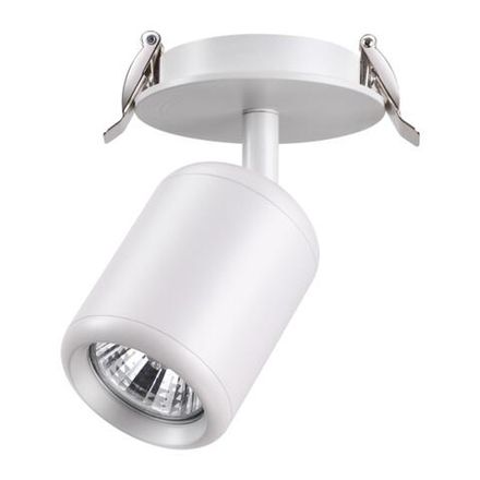 370452 SPOT NT19 316 белый Встраиваемый светильник IP20 GU10 50W 220V PIPE