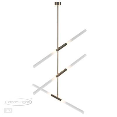 4306/6 HIGHTECH ODL22 295 золото Потолочный светильник IP20 G9 6*40W SOHO
