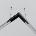 Коннектор угловой для круглого низкопрофильного шинопровода Exility, TRAM034CL-R-41B. TM Maytoni
