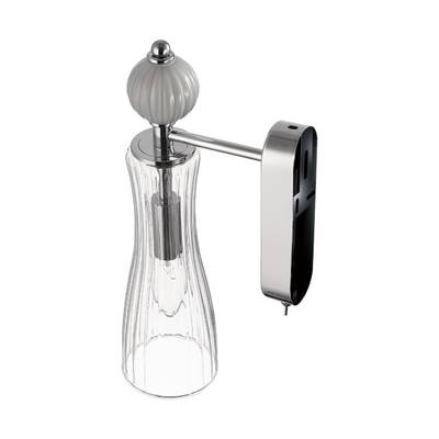 8269/1W NEOCLASSI хром/серый/прозрачный, металл/керамика/стекло Бра Е14 1*40W 220V EMILY