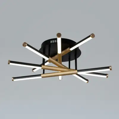 Потолочная люстра Arte Lamp FERNANDO A2199PL-5BK, 1хLED