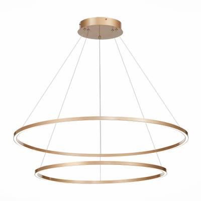 ST605.243.91 Светильник подвесной ST-Luce Золотистый/Белый LED 1*91W 4000K