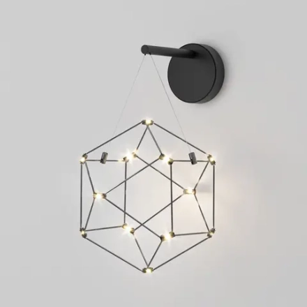 Настенный светодиодный светильник 90310/1 черный жемчуг, LED