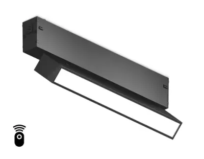 Светильник светодиодный диммируемый для шинопровода Magnetic 220V GL1322 BK черный IP20 12W 3000K-6400K 120° 232*25*112 (Без ПДУ)
