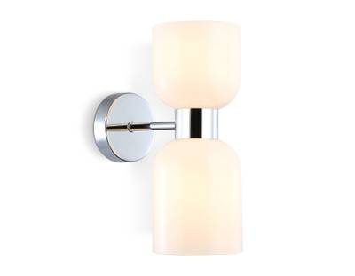 Светильник настенный LH56087/2 СH/FR хром/белый матовый E14*2 max 40W 215*120*300