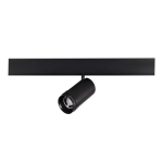 ST357.436.20 Магнитный трековый светильник ZOOM Черный LED 1*20W 3000K Lm Ra90 10-55° IP20 D60xH170 48VV