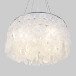 Подвесной светильник с перламутром 60005/4 хром