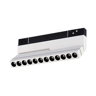 ST805.536.12 Магнитный трековый светильник Белый LED 1*12W 3000K 450Lm Ra>90 36° IP20 L220xW22xH117 48VV