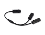 Коннектор питания T-образный для шинопровода Magnetic 220V GL1114 BK черный 250*150*18