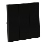 VLS000508 Клавиши для выключателя/переключателя трехклавишного, S70 (черный матовый). (ТМ Maytoni)