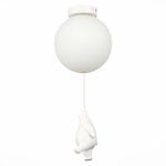 SLE115422-01 Светильник потолочный Белый/Белый E27 1*60W