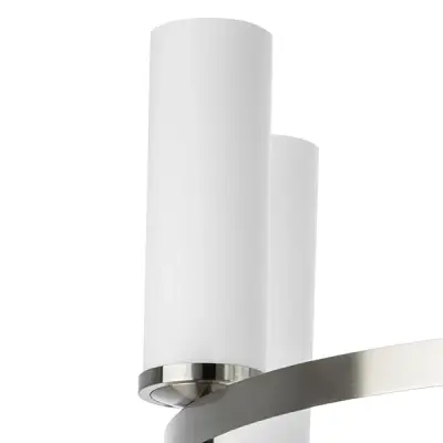 723085 Люстра FLUME 8х40W E14 ЧЕРНЫЙ МАТОВЫЙ/НИКЕЛЬ Lightstar